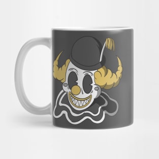 Old School Creepy Clown (Gold Nose) Mug